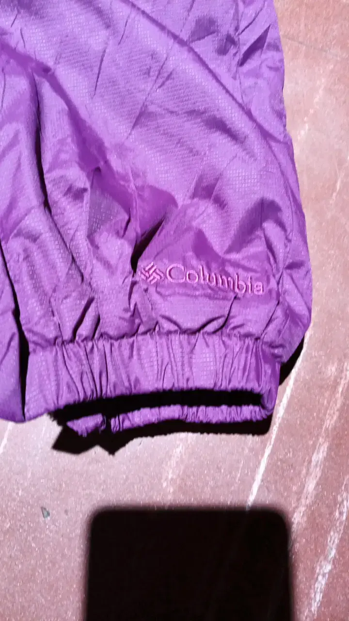 Overol impermeable infantil Columbia morado - 4