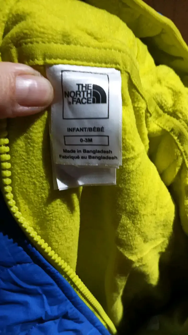 Enterito de bebé The North Face azul 3 meses - 2