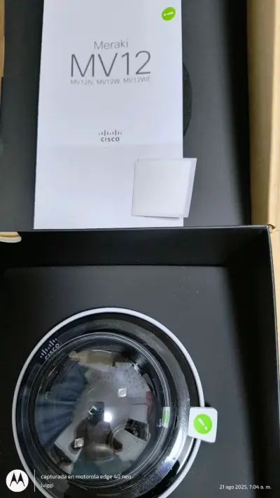 Cámara domo interior Cisco Meraki MV12W - miniatura 4