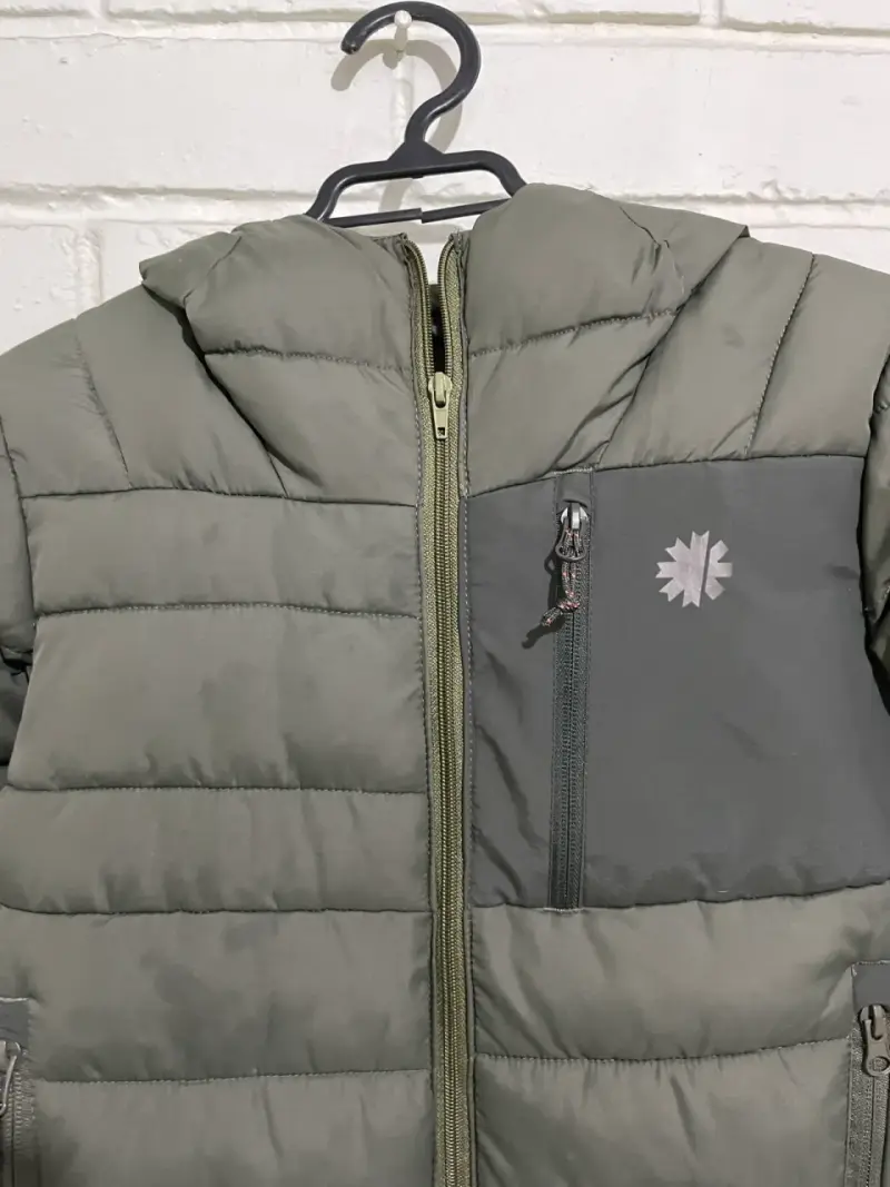 Chaqueta acolchada verde para niño - 2