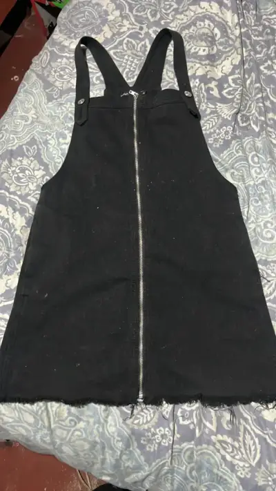 Jumper negro con cierre frontal - miniatura 1