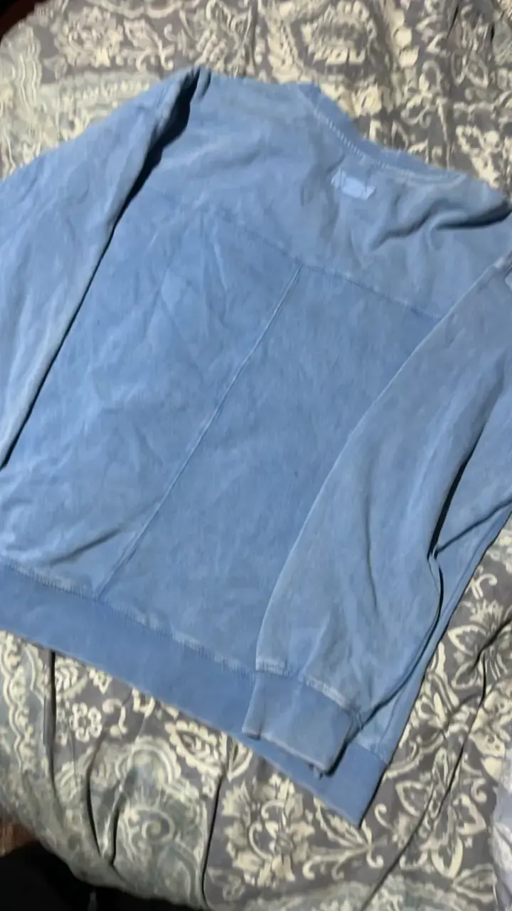 Polerón azul con estampado 'VIBE' - 4