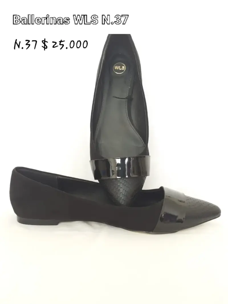 Ballerinas negras WLS talla 37