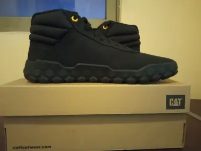 Zapatillas Cat HEX + MID CANVAS BOOTS BLACK NOIR - miniatura 3