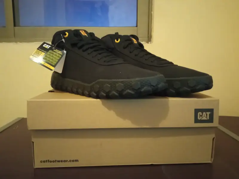 Zapatillas Cat HEX + MID CANVAS BOOTS BLACK NOIR - 4