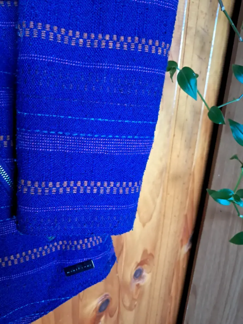 Chaqueta azul con diseño a rayas Maui - 6