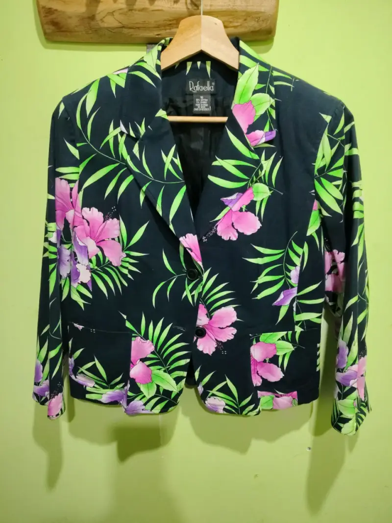 Blazer floral talla M - 1