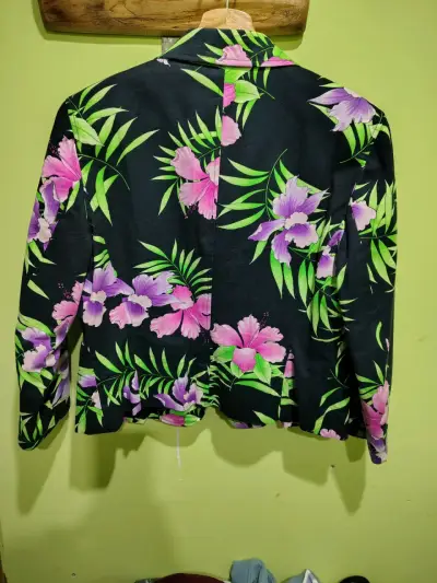 Blazer floral talla M - miniatura 2