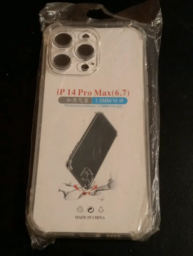 Funda transparente para iPhone 14 Pro Max - 1