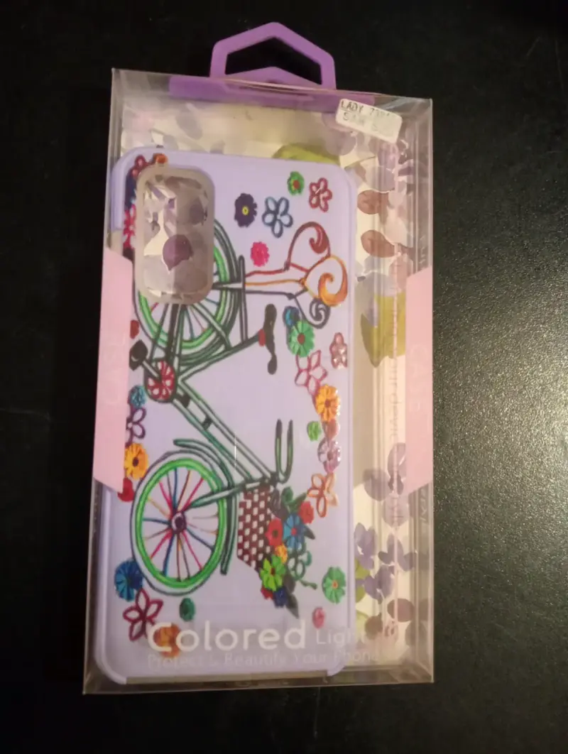Funda para celular con diseño de bicicleta - 1