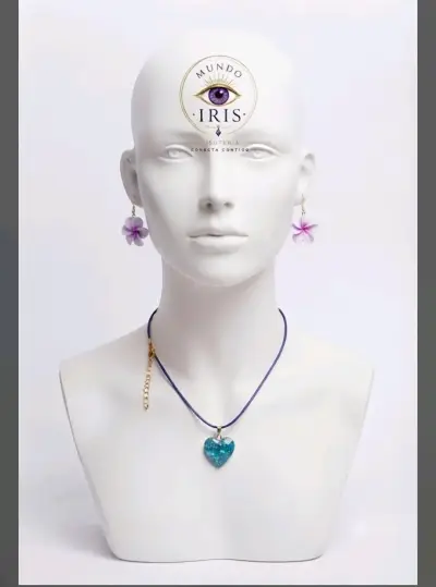 Set de collar y aros - miniatura 4