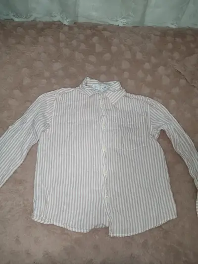 Camisa a rayas para niña Zara - miniatura 1