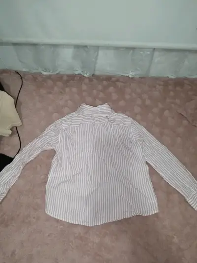 Camisa a rayas para niña Zara - miniatura 2