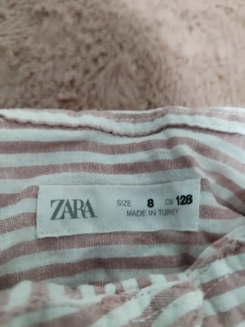 Camisa a rayas para niña Zara - 3