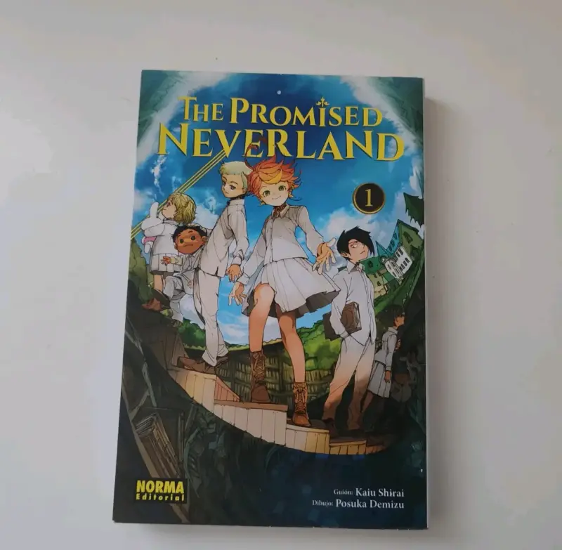 Manga The Promised Neverland Volumen 1 y 2 - 1