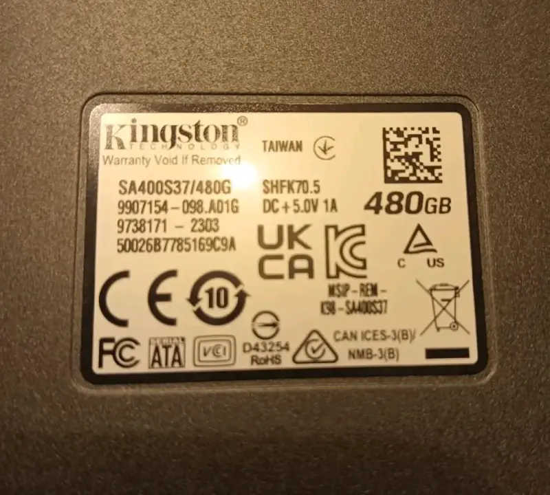 Disco SSD Kingston 480GB - 2