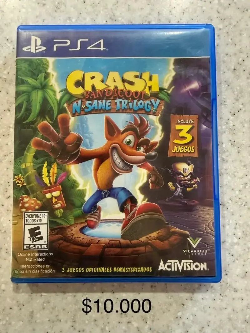 Crash Bandicoot N. Sane Trilogy para PS4