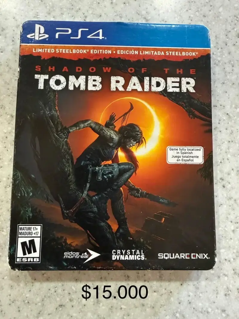 Juego PS4 Shadow of the Tomb Raider Steelbook