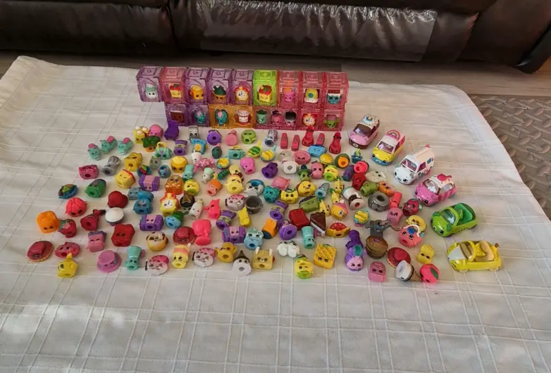 Colección de figuras Shopkins y vehículos - 1