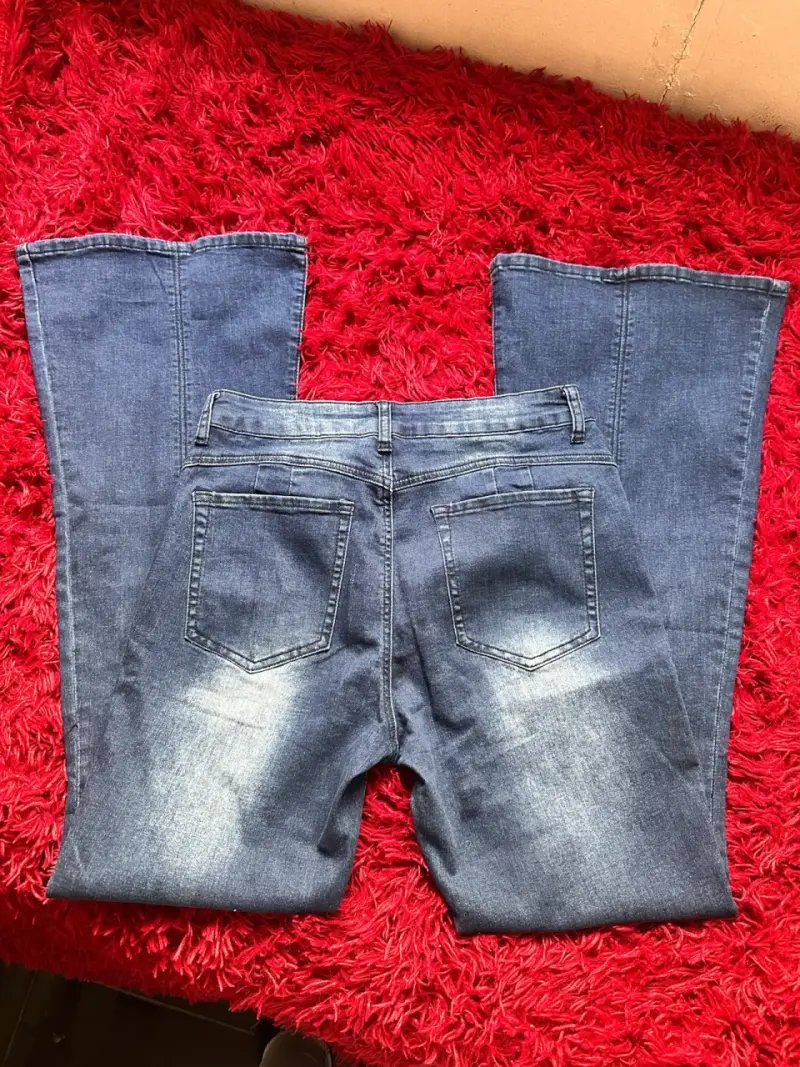 Jeans azul flare - 2