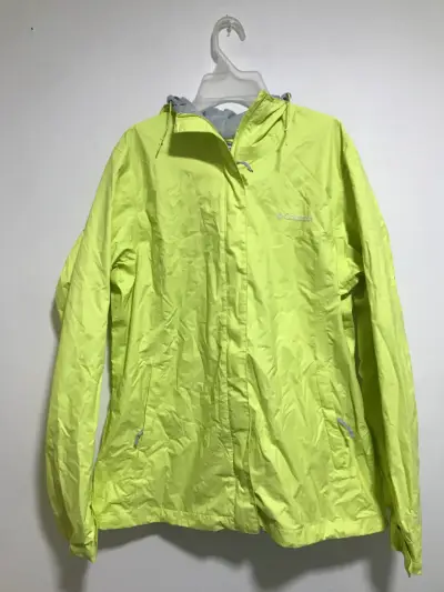 Chaqueta impermeable Columbia amarilla - miniatura 1