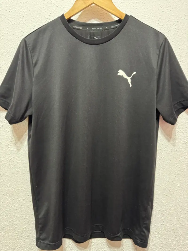 Polera deportiva negra Puma para hombre - 1
