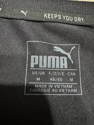 Polera deportiva negra Puma para hombre - miniatura 3
