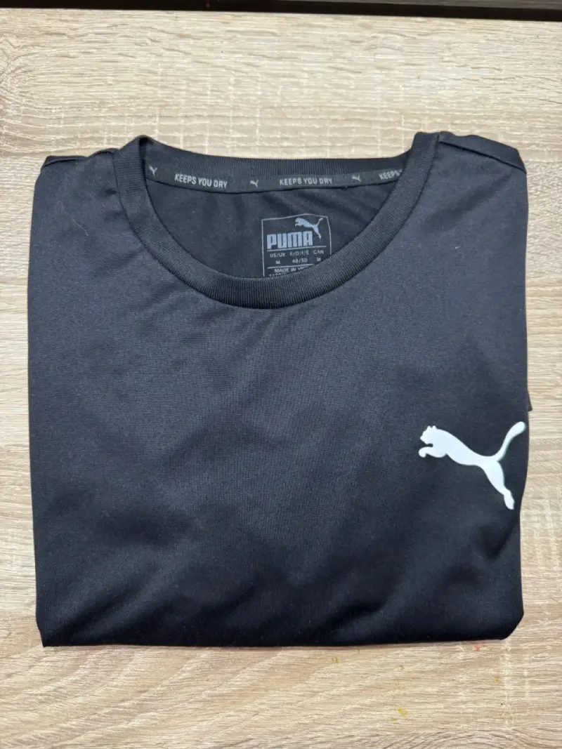 Polera deportiva negra Puma para hombre - 4