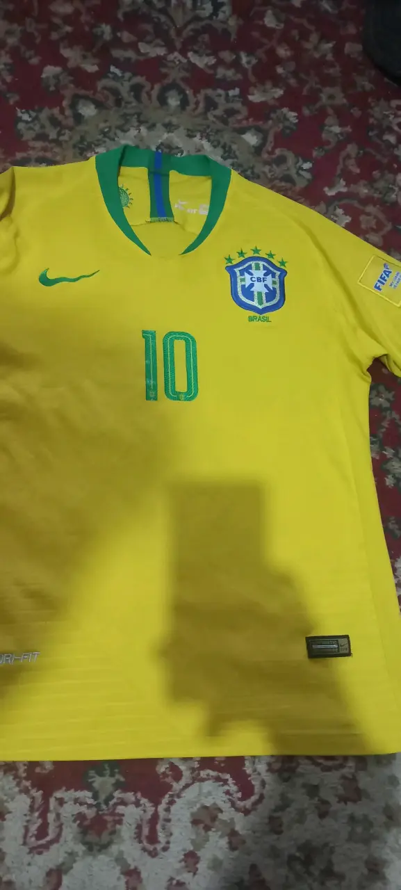 Camiseta amarilla Neymar Jr Brasil - 4