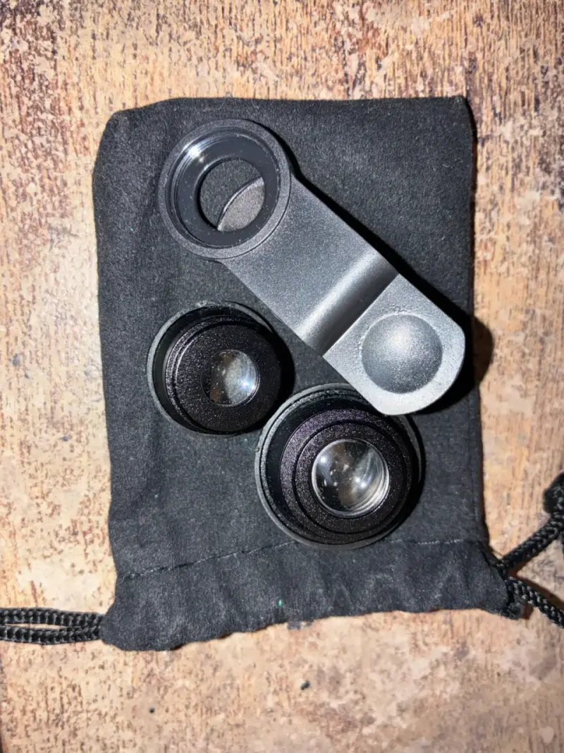 Kit de lentes para celular con clip