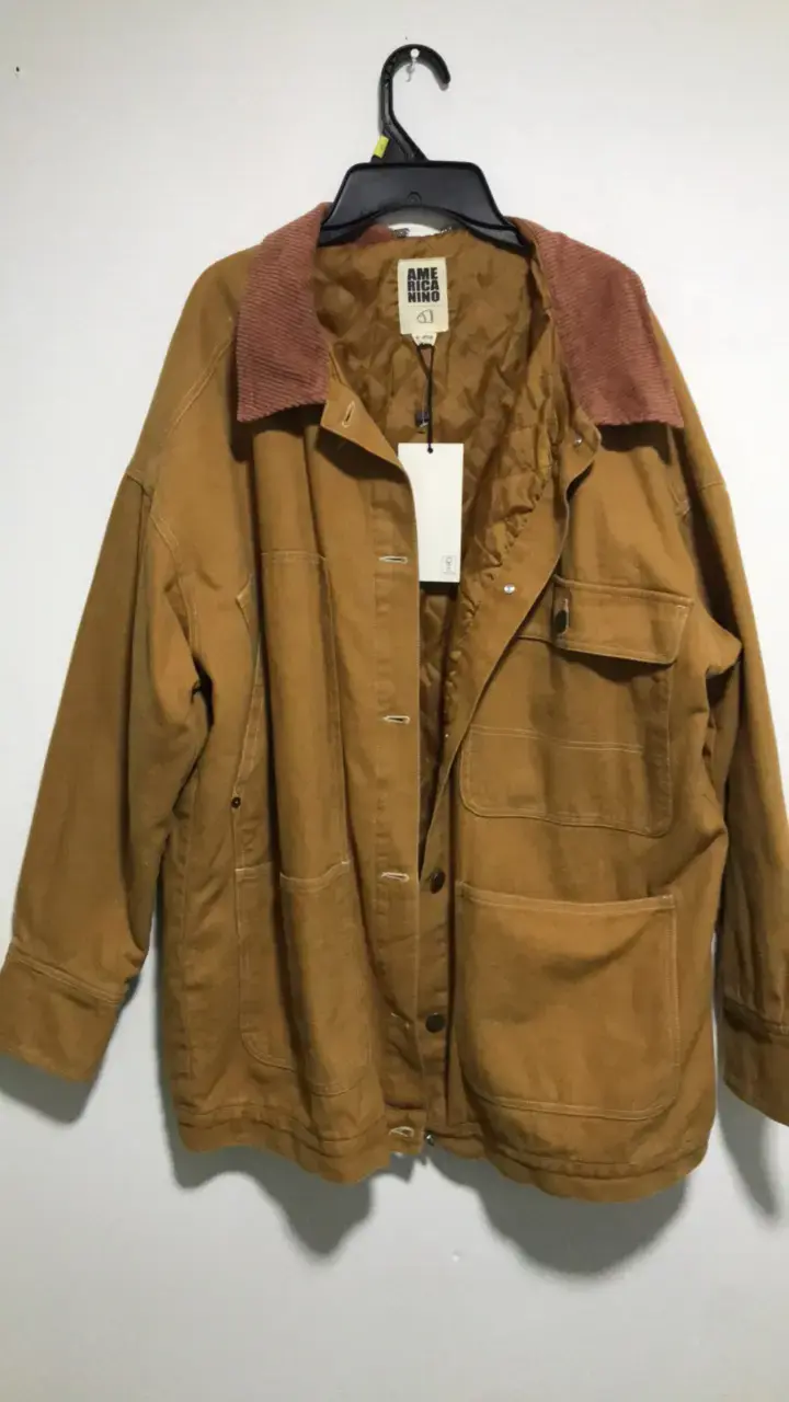Chaqueta Americana Niño marrón con cuello de pana - 1