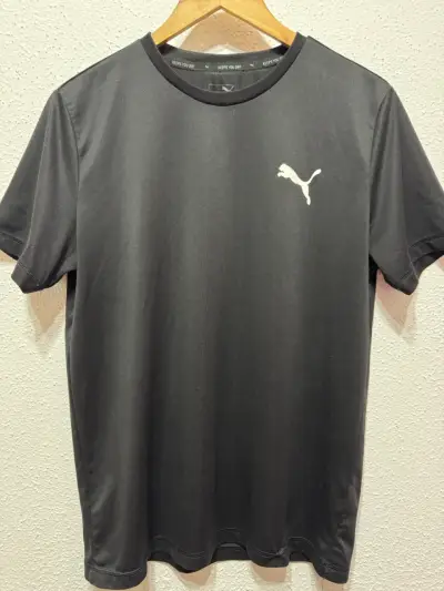 Polera deportiva negra Puma para hombre - miniatura 1