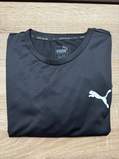 Polera deportiva negra Puma para hombre - miniatura 2