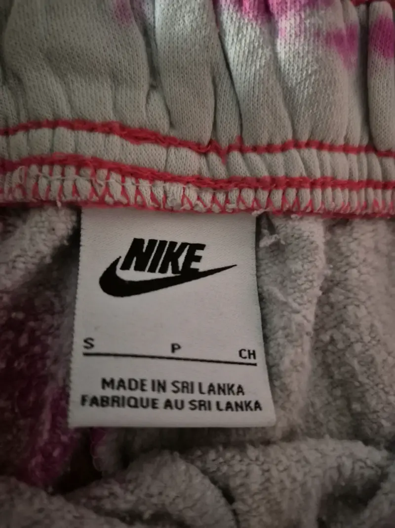 Pantalones deportivos Nike tie-dye rosados - 2