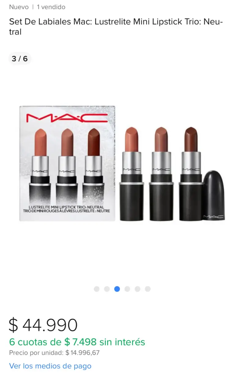 Trío de labiales mini MAC Lustrelite - 2