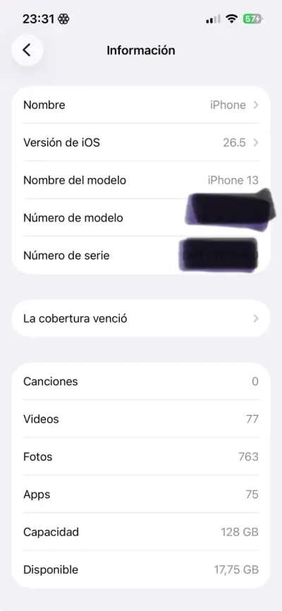 iPhone 13 128GB azul en buen estado - miniatura 4