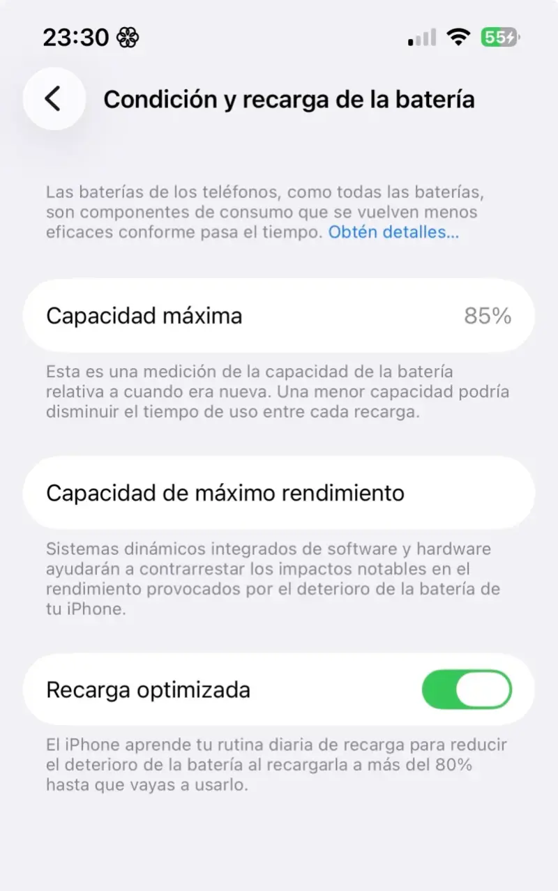 iPhone 13 128GB azul en buen estado - 5