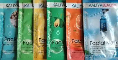 Set de 12 mascarillas faciales Kaliya Beauty - miniatura 1