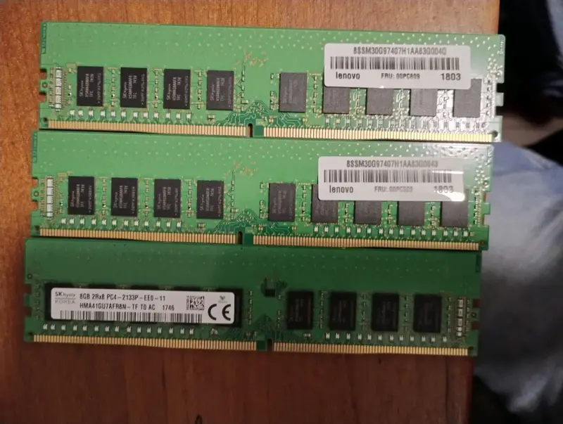 Memoria RAM Lenovo 8GB DDR4 2133MHz
