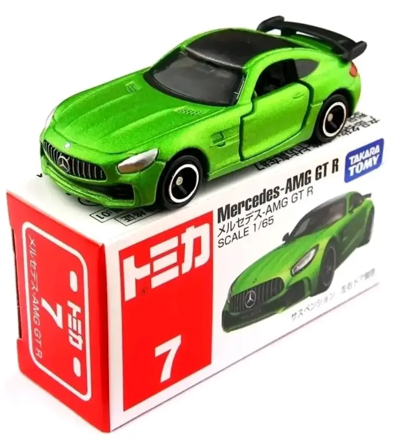 Auto de juguete Mercedes-AMG GT R verde - 1