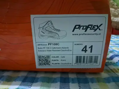 Botas de seguridad Proflex marrones para hombre - miniatura 2