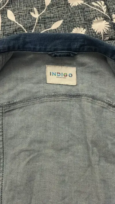 Bolero de mezclilla sin mangas Indigo - miniatura 2