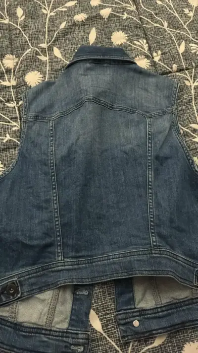 Bolero de mezclilla sin mangas Indigo - miniatura 3