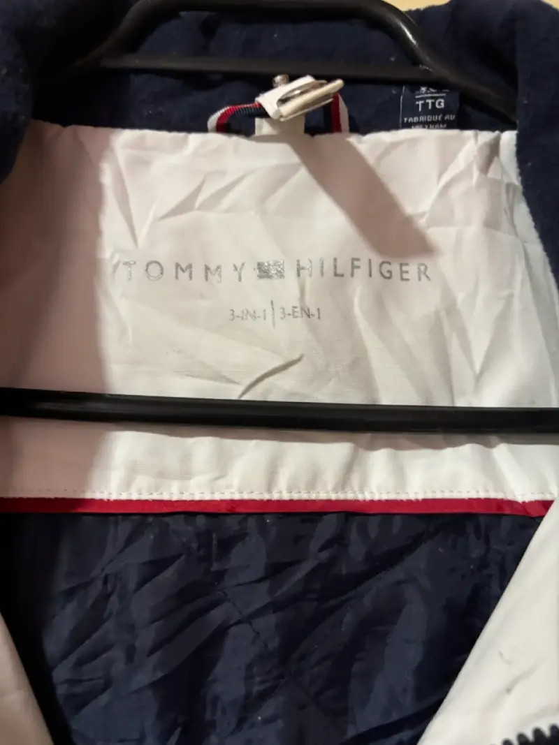 Chaqueta Tommy Hilfiger blanca impermeable - 5