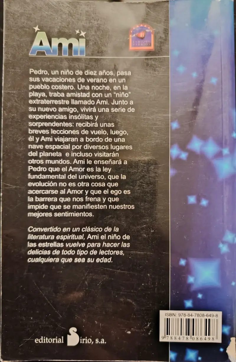 Libro 'Ami, el niño de las estrellas' de Enrique Barrios - 2