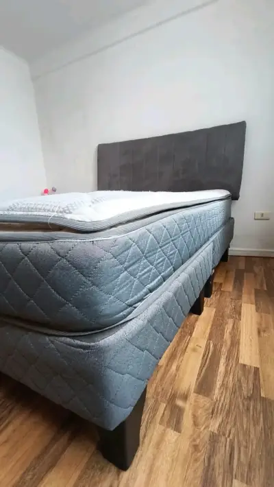 Cama de 2 plazas + respaldo - miniatura 2