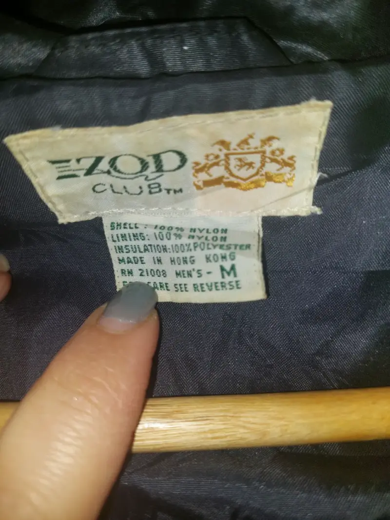 Chaqueta negra de hombre Zodac talla M - 2