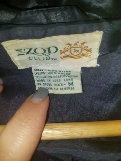 Chaqueta negra de hombre Zodac talla M - miniatura 2