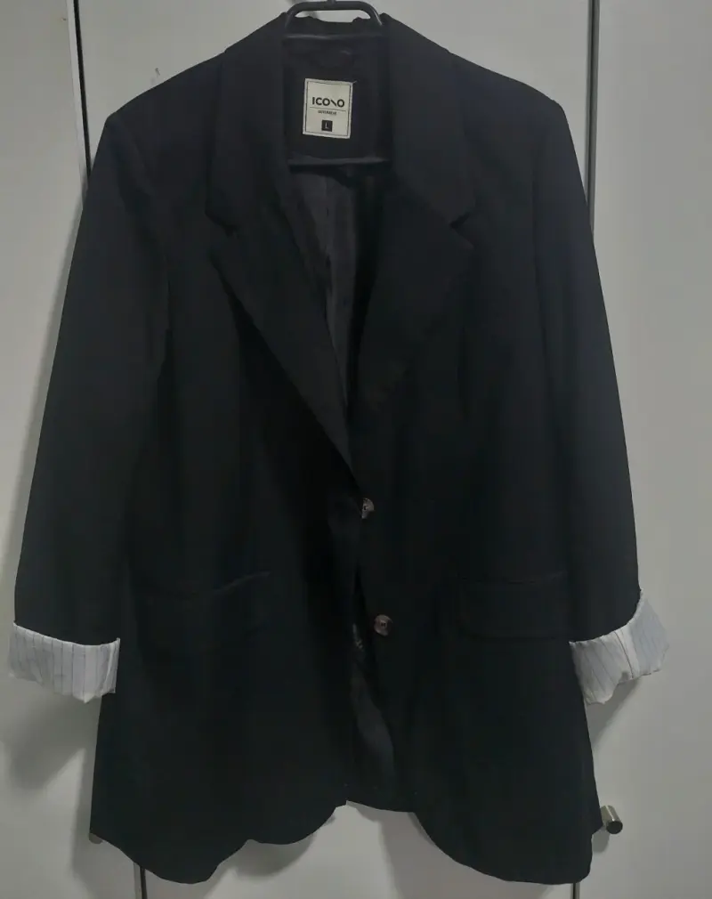 Blazer negro Icono para mujer - 1