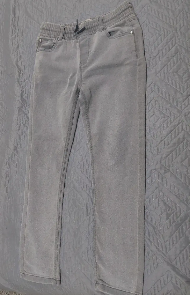 Pantalones grises elásticos para niños - 2